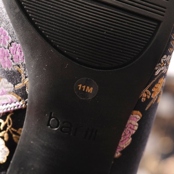 Bar III, Floral Bottie, with 3" heel, Size 11 - Picture 8 of 9